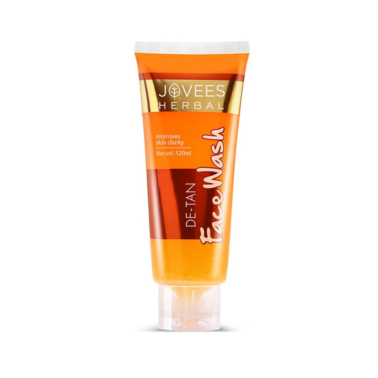 Jovees Herbal Detan Facewash For Glowing and Clear Skin, 120ml