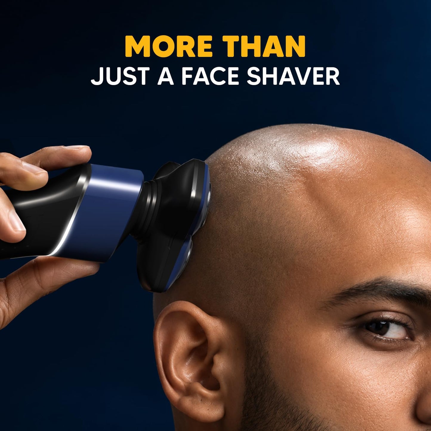 LetsShave 360 Pro Electric Shaver for Men – 6D Skin Adaptation, Wet & Dry Use, Self-Sharpening Blades, Face Cleansing & Scrubbing Attachments, 60+ Min Runtime, USB-C Fast Charging, 3 Years Warranty