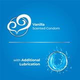 SKORE Blues Vanilla Scented Blue Condoms with Extra Lubrication |10 Count(10Nx8)