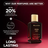 Bellavita Luxury Dark Oud Perfume, 100ml