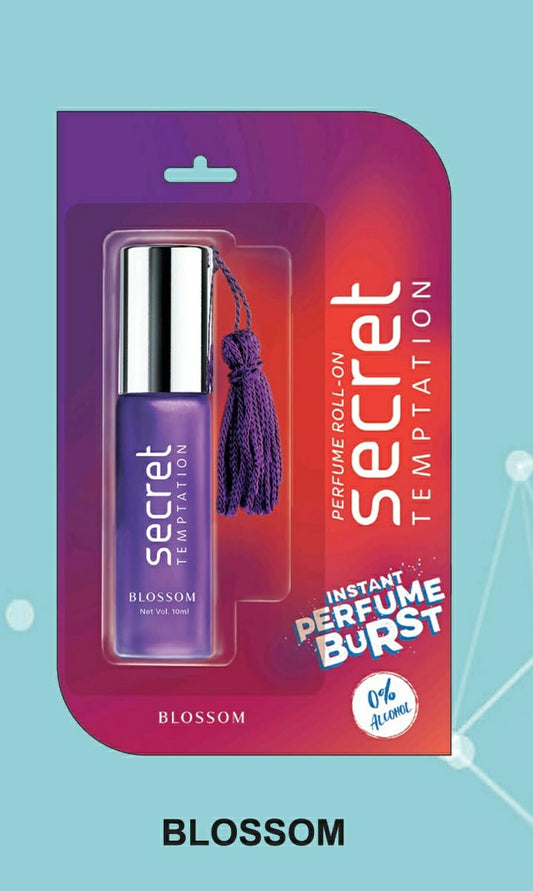 Secret Temptation Blossom Roller Ball Perfume Roll On for Women,10ml