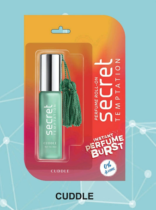 Secret Temptation Cuddle Luxury Roller Ball Perfume Roll On for Women,10ml