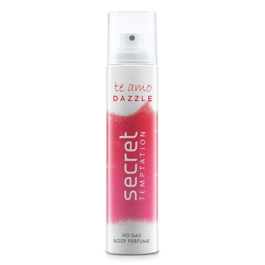 Secret Temptation Te Amo Dazzle No Gas Deodorant Body Spray for Women, 120ml