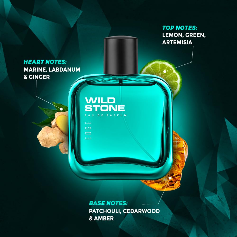 Wild Stone Edge Eau De Parfum for Men, 50ml