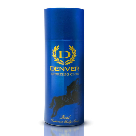 DENVER Sporting Club Goal Deo - 165ML | Long Lasting Deodorant Body Spray for Men