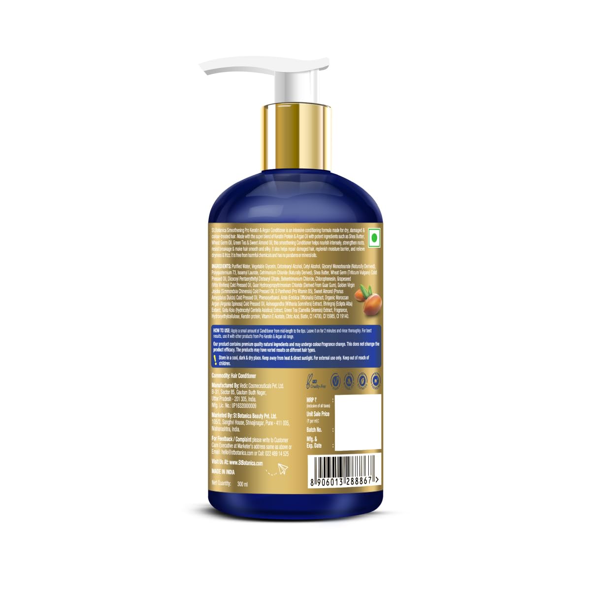 St.Botanica Pro Keratin & Argan Oil Smooth Therapy Conditioner (300ml)