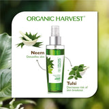 Organic Harvest Acne Control Mattifying Face Toner | Neem & Tulsi Toner for Acne Prone Skin | Controls Excess Oil & Clear Clogged Pores