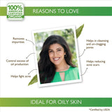 Organic Harvest Acne Control Mattifying Face Toner | Neem & Tulsi Toner for Acne Prone Skin | Controls Excess Oil & Clear Clogged Pores