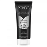 Pond’s Pure Detox, Facewash, 100g, for Fresh, Glowing Skin, with Activated Charcoal, Daily Exfoliating & Brightening Cleanser, Pollution Clear Face Wash