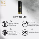 DENVER Caliber Deodorant -165ML (Pack Of 2) | Long Lasting Deo Body Spray for Men