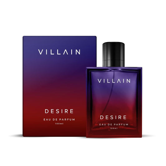 Villain Desire Perfume for Men | Vanilla, Amber & Patchouli | Long Lasting Premium Eau de Parfum - 100ml
