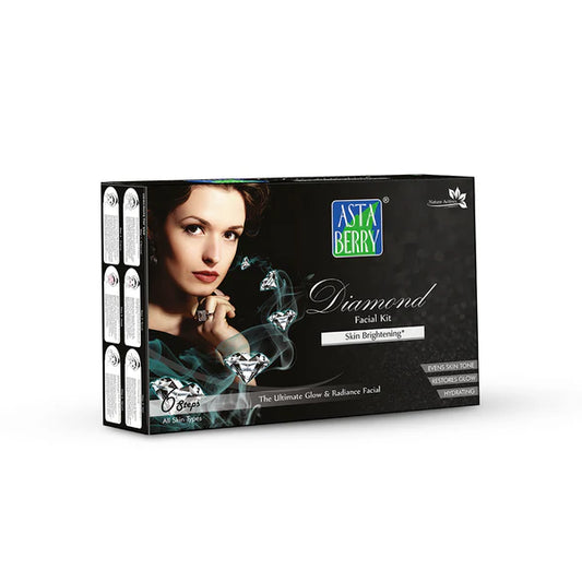 Diamond Facial Kit | 6 Steps | Gives Long-lasting Glow & Hydration