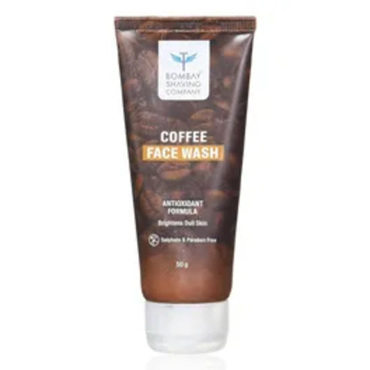 Bombay Shaving Company Coffee Face Wash for Men & Women - Deep-Cleanses, De-Tans & Blackhead Removal -50gm