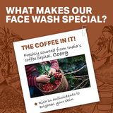 Bombay Shaving Company Coffee Face Wash for Men & Women - Deep-Cleanses, De-Tans & Blackhead Removal -50gm