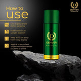 Denver deodorant body spray pack of 3 long-lasting freshness for men