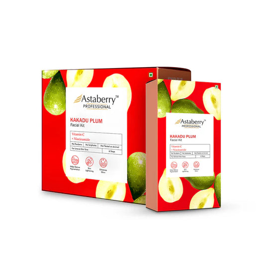 Astaberry Professional Kakadu Plum Facial Kit | 6 Steps | Set of 12 Kits