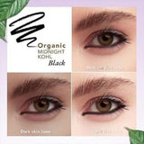 Organic Harvest Kajal Midnight Kohl - Black | Enriched With Almond Oil | Pack of 2 | Waterproof Kajal Pencil with Smudge-Proof Formula |Provides Hydration & Nourishment