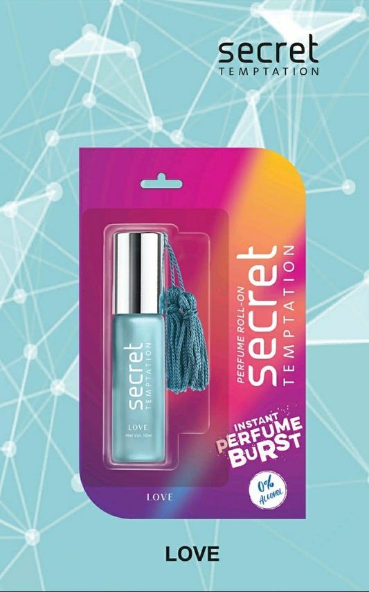 Secret Temptation Love Luxury Roller Ball Perfume Roll On for Women,10ml