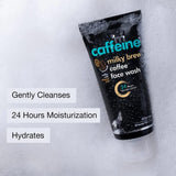 mCaffeine Milk & Coffee Face Wash for Dry Skin | Dry Skin Face Wash For Men & Women with Almond Milk & Shea Butter | Daily Use Face Cleanser | Natural & 100% Vegan -75 ml