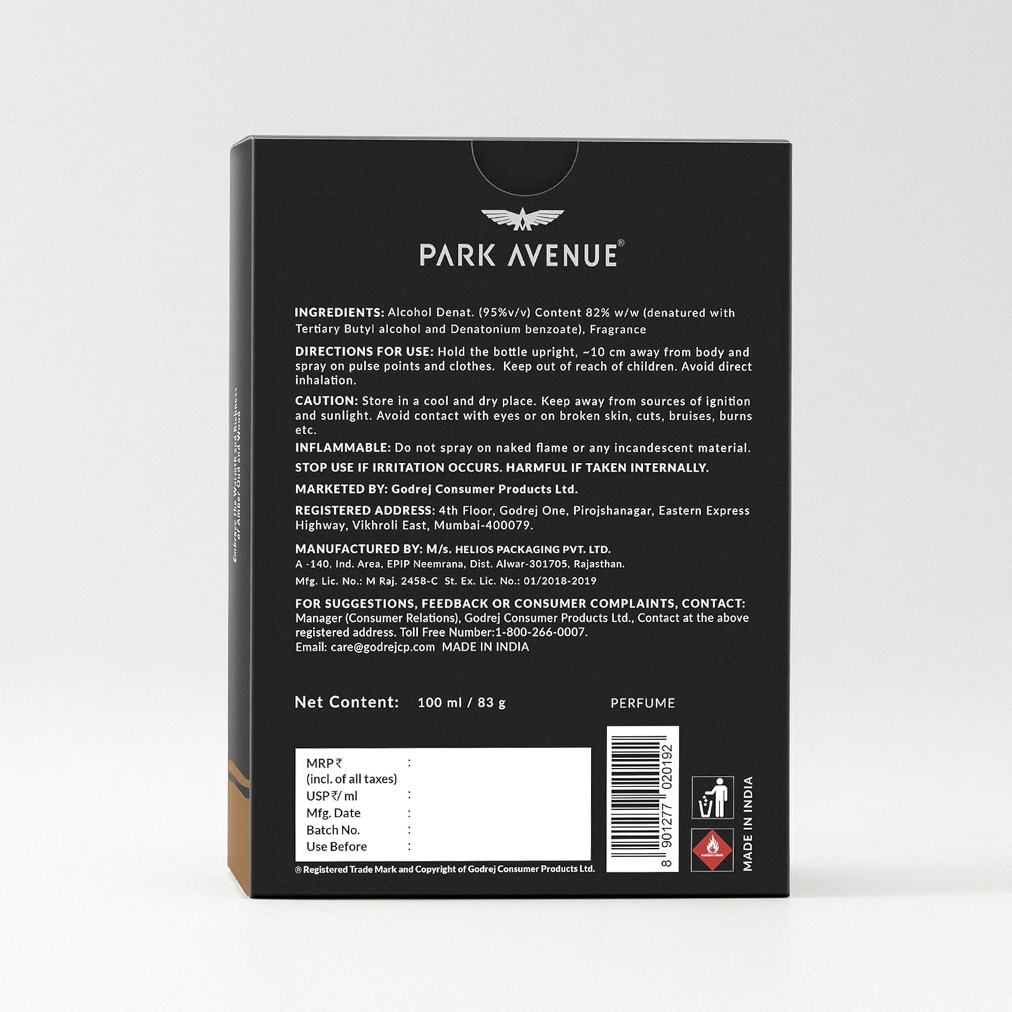 Park Avenue Oud Liquid Eau De Parfum for Men (100ml) – Long Lasting Luxury Fragrance | Premium Aromatic Scent | Perfect Wedding Gift