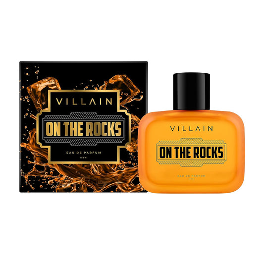 Villain On The Rocks Eau de Parfum for Men | Woody & Citrus Long Lasting Fragrance - 100ml