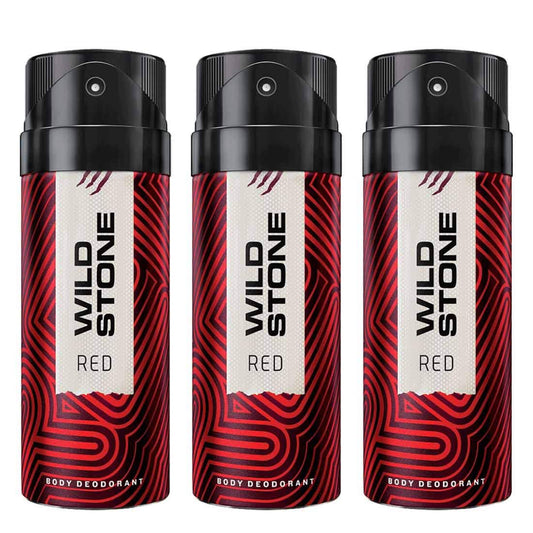 Wild Stone Deodorant - Red Body (150ml) (Pack of 3)