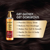 Streax Serum Shine Shampoo, 240 ml for Frizzy and Dry Hair | Paraben-Free With Silicon Boosters & Vit B5 | Controls Frizz, for Smooth & Shiny Hair