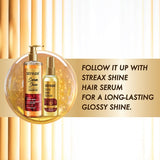 Streax Serum Shine Shampoo, 240 ml for Frizzy and Dry Hair | Paraben-Free With Silicon Boosters & Vit B5 | Controls Frizz, for Smooth & Shiny Hair