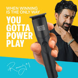 Bombay Shaving Company Power Play Trimmer For Men Trimmer 75 min Runtime 5 Length Settings (Black)