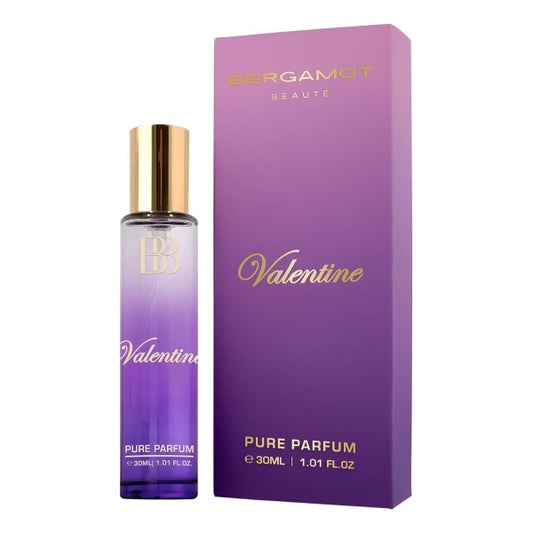 Bergamot Beaute VALENTINE Pure Parfum | Jasmine, Lavender & Musky | 12+ Hrs Long Lasting Perfume for Women | Higher Concentration than Eau De Parfum 30ML