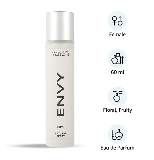ENVY Natural Spray Women Perfume - 60ML | Long Lasting Perfume for Women