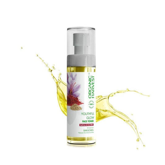 Organic Harvest Youthful Glow Face Toner: Saffron & Oat Milk - 100ml