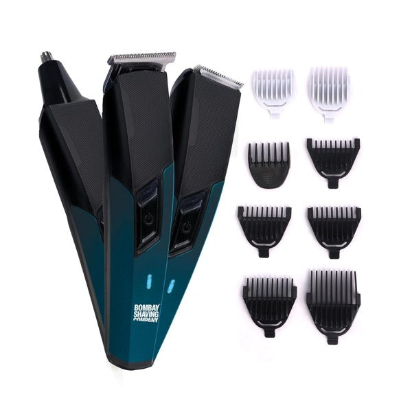 Bombay Shaving Company 11 in 1 Trimmer Men | All in One Full Body Trimmer for Men | 90 Min Charge time | 90 mins run time | Hair, Ear, Beard, Body, Nose Trimmer for Men | Type C charging | Power Groomer (New Model)
