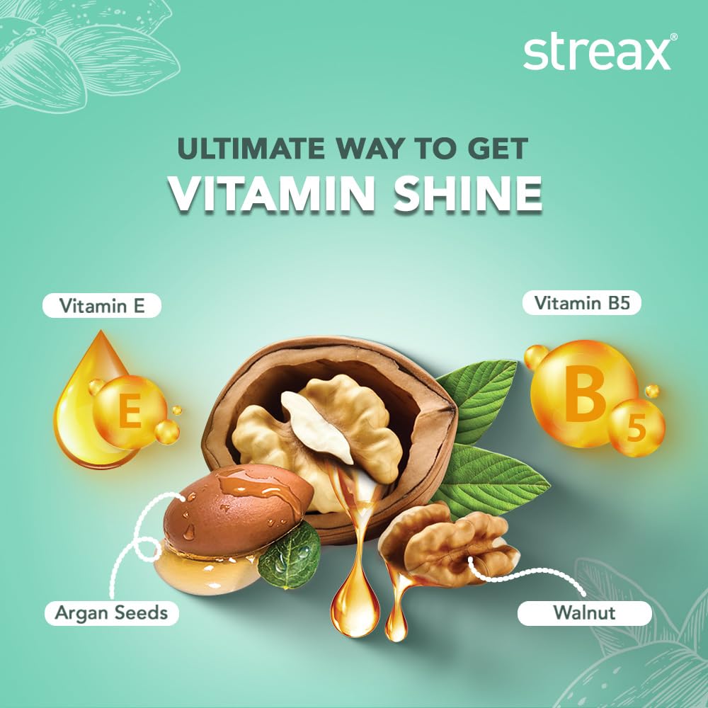 Streax Hair Colour Dark Brown 3 (120ml x 2) + Streax Walnut Hair Serum 90ml Combo | Long-Lasting Hair Color & Hair Smoothening Care