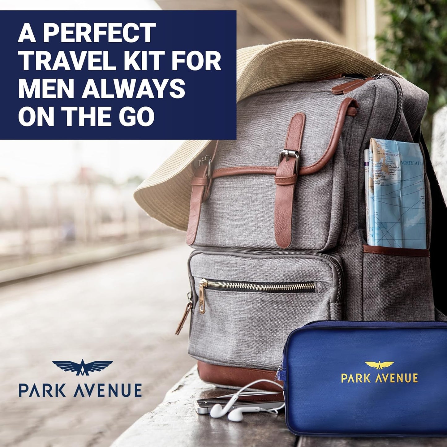 Park Avenue Essential Grooming Collection 7 in 1 Combo Kit for Men | Complete Grooming Set | Perfect Gift for Him
