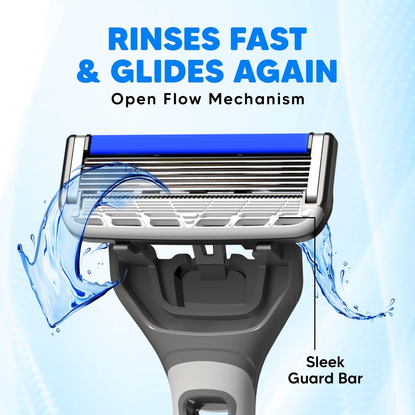 LetsShave Pro 6 Portable Razor for Men – Pack of 1 Disposable Razor | World’s 1st 6 Blade Technology | Smooth & Comfortable Shave