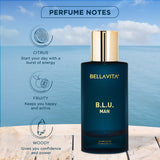 Bellavita Blu Man Perfume,100ml