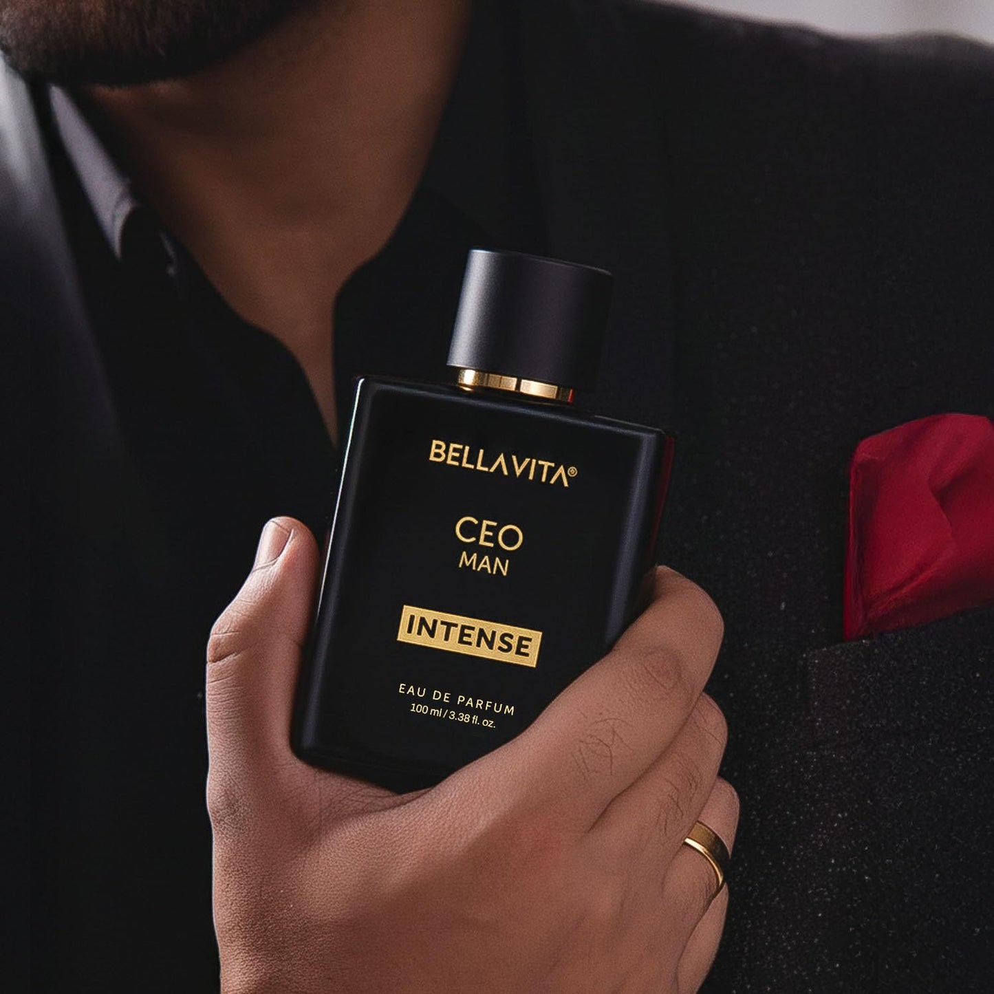 Bella Vita Luxury CEO Man Intense Eau De Parfum for Men 100ml | Long Lasting Premium Perfume | Citrus, Floral, Woody & Musky Fragrance