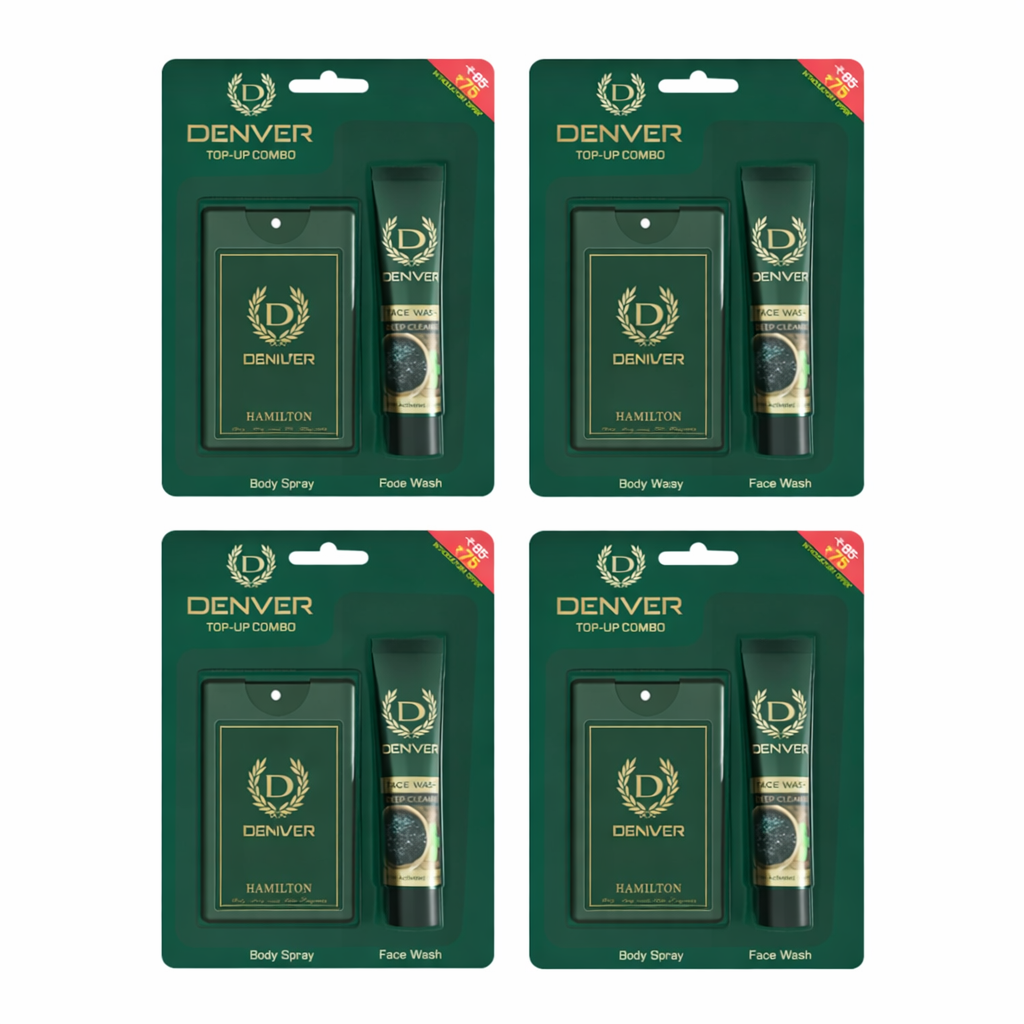 Denver Hamilton pocket perfume and acne clear face wash combo pack