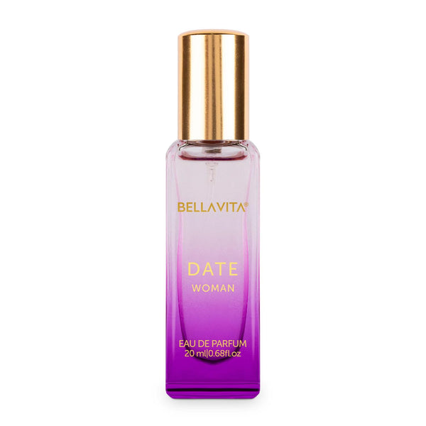 Bella Vita Luxury Date Woman Perfume | Long Lasting EDP 20ml | Floral & Fruity Fragrance with Pink Pepper, Jasmine & Vanilla