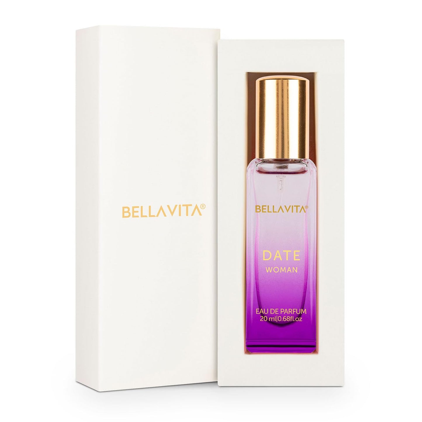 Bella Vita Luxury Date Woman Perfume | Long Lasting EDP 20ml | Floral & Fruity Fragrance with Pink Pepper, Jasmine & Vanilla