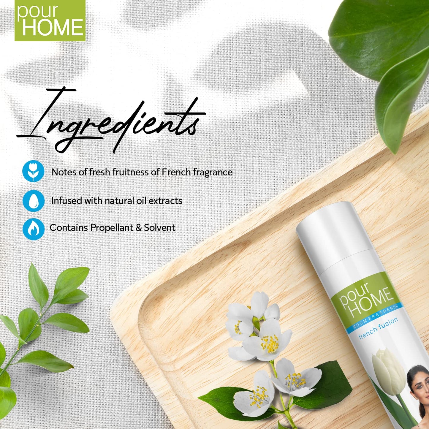 Pour Home French Fusion Room Air Freshener - 220ML