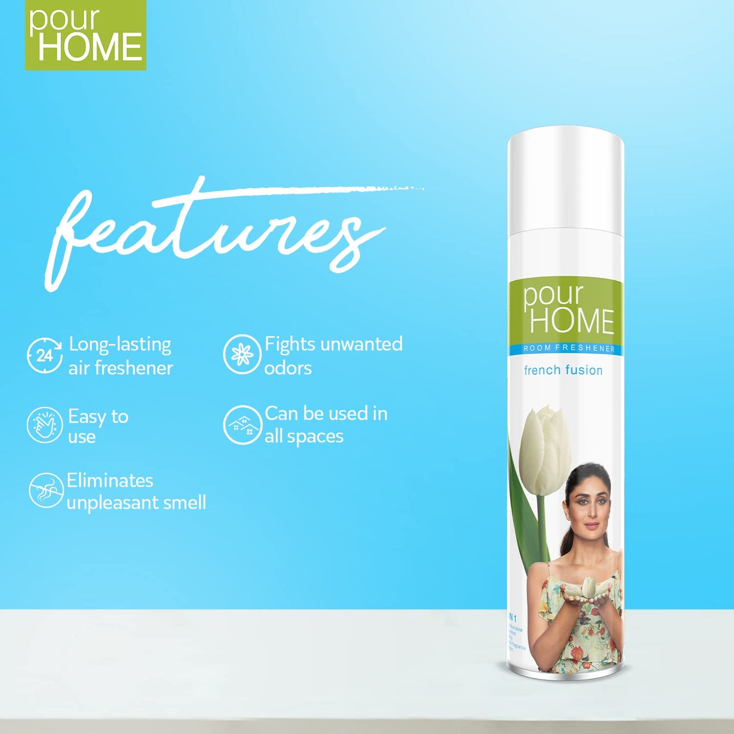 Pour Home French Fusion Room Air Freshener - 220ML
