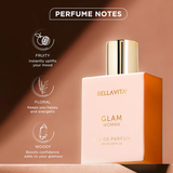 Bellavita Luxury Glam Perfume For Women, 100ml