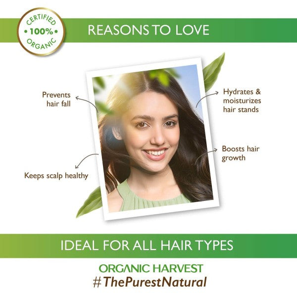 Organic Harvest Hairfall Control Shampoo: Castor Oil - 225ML