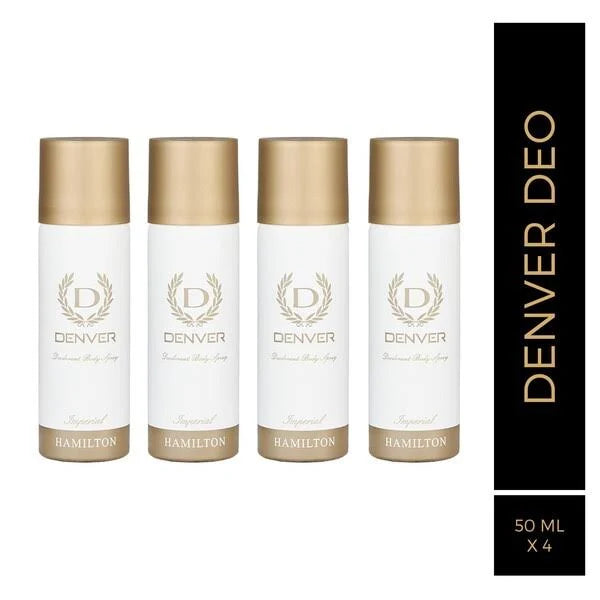 Denver Imperial Nano deodorant spray pack of 4