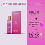 MI AMOR Pure Parfum | Pear, Rose & Cashmere | 12+ Hrs Long Lasting Perfume for Women | Higher Concentration than Eau De Parfum 30ML