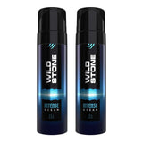 Wild Stone Intense Ocean No Gas Deo, Long Lasting Body Deodorants Spray For Men, Pack Of 2 (120Ml Each)