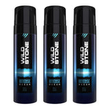 Wild Stone Intense Ocean No Gas Deo, Long Lasting Body Deodorants Spray For Men,Pack of 3,120ml each