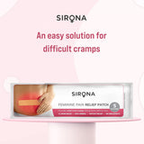 Sirona Herbal Period Pain Relief Patches - Pack of 5 | Instant Relief from Menstrual Cramps | Cool Patches with No Chemical Actives | No Side Effects